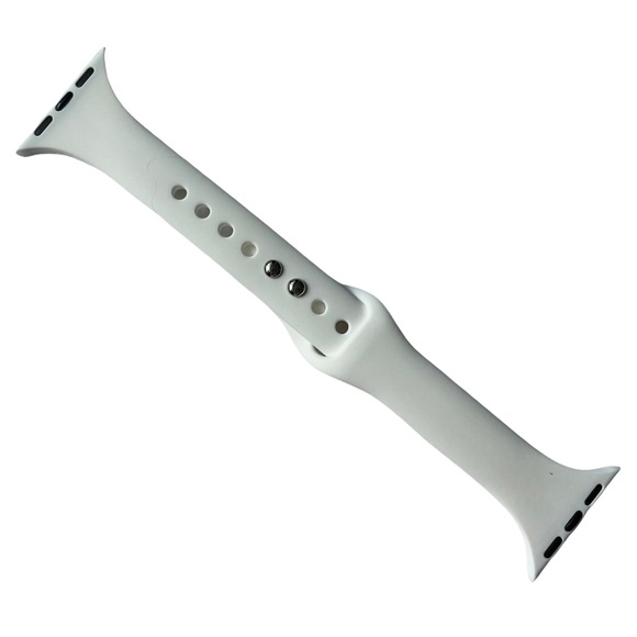 5/$20 NEW WHiTE SliM Silicone Sport Band Apple Watch 38/40/41mm M - Picture 2 of 7